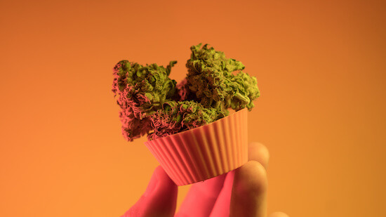 weed cupcakes