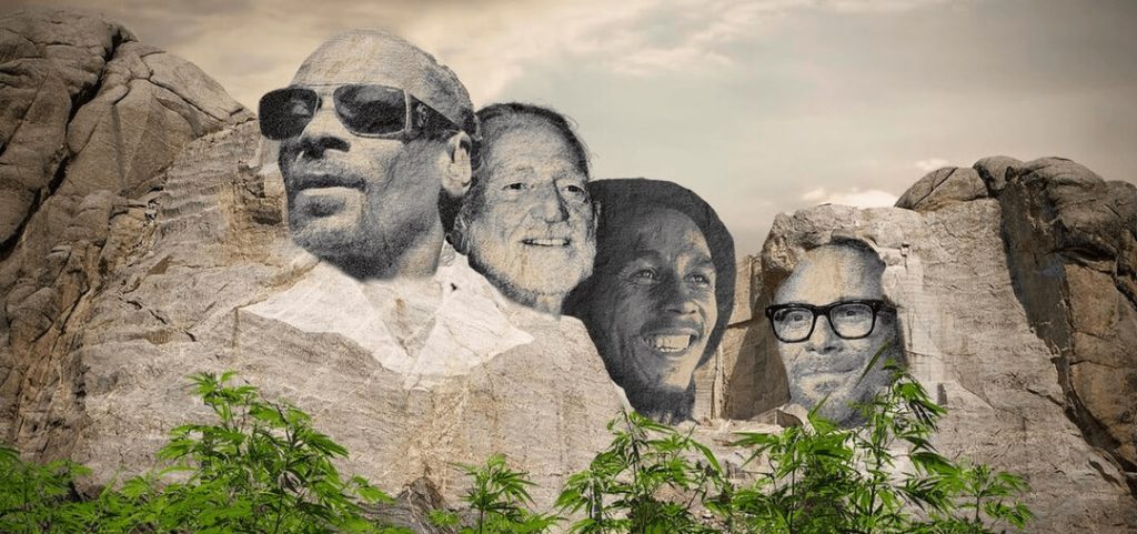 Clebs Who Belong on Marijuanas Mount Rushmore