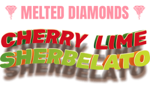 Melted Diamons Cherry Lime Sherbelato